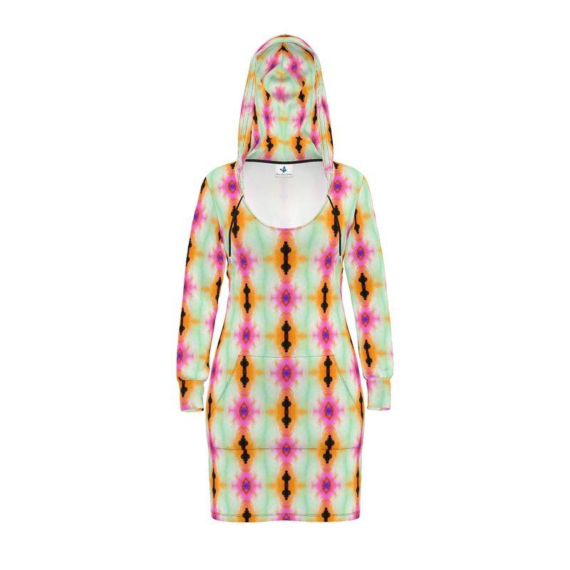 Rainbow hoodie dress discount